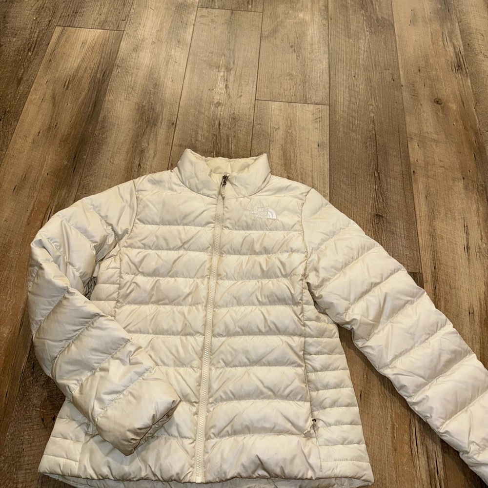 The North Face Cream Puffer Jacket